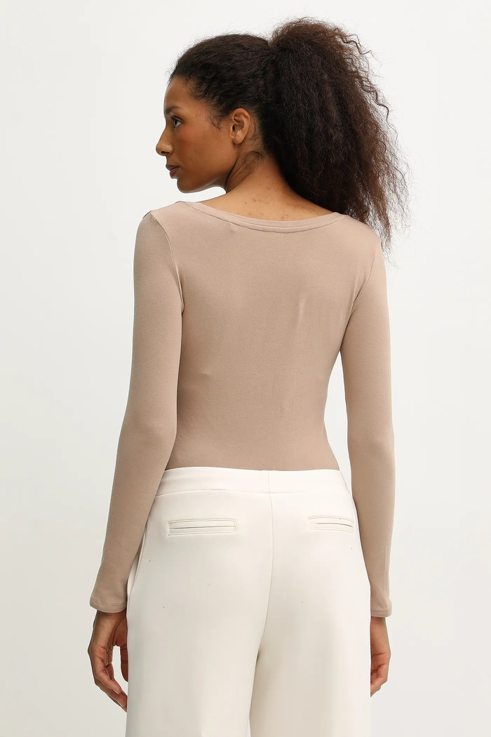Oblečenie Body Guess ALBA V5BP09.KCBF1 béžová