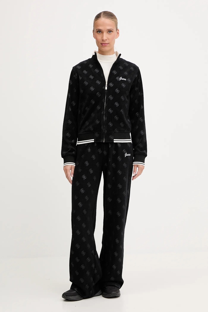 Блуза с дълги ръкави Guess ALBA V5BP10.KCBF1 бежов AW25