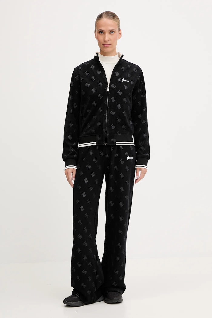 Блуза с дълги ръкави Guess ALBA V5BP10.KCBF1 бежов AW25