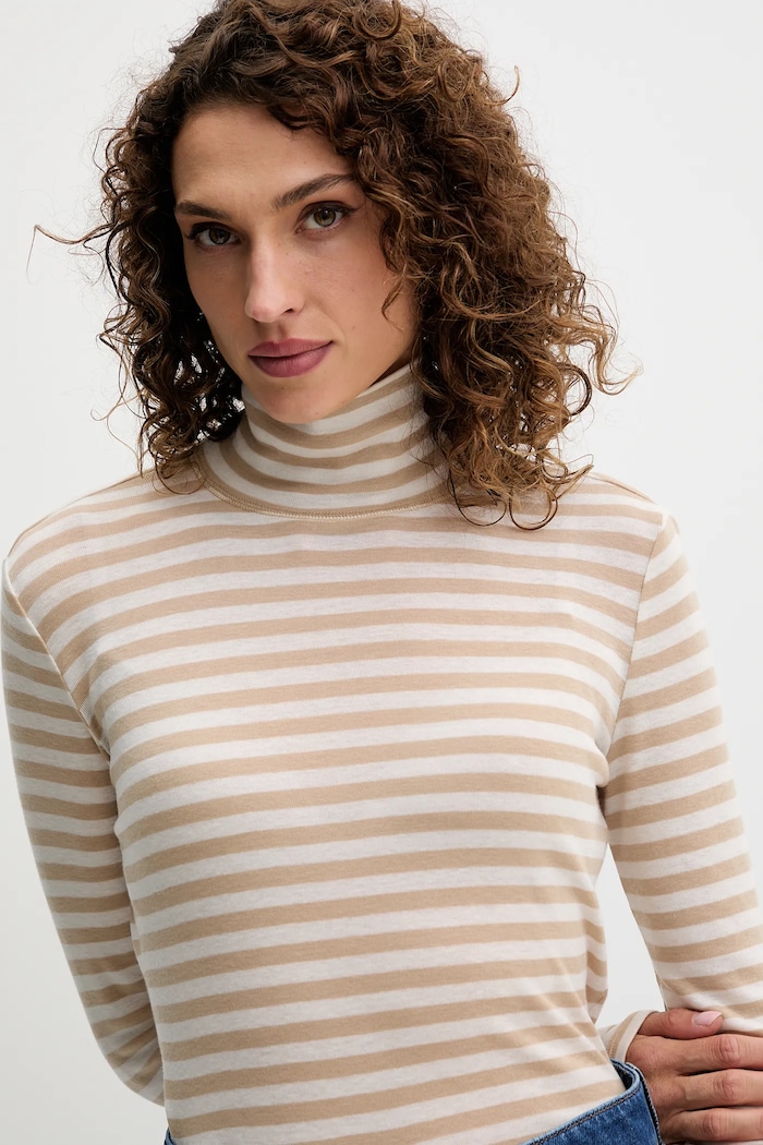Вълнена блуза с дълги ръкави MM by Max Mara BLASY бежов 2526946028600