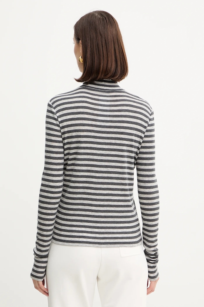 Дрехи Вълнена блуза с дълги ръкави MM by Max Mara BLASY 2526946028600 сив