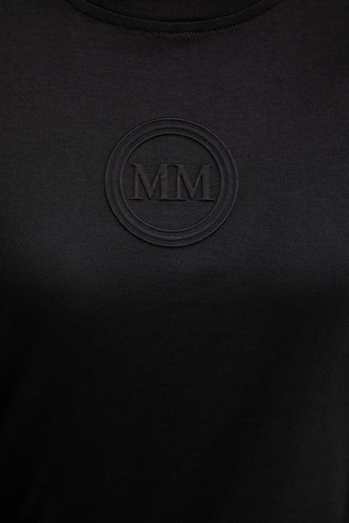 MM by Max Mara top a maniche lunghe in cotone SORRISO 2526946068600 nero