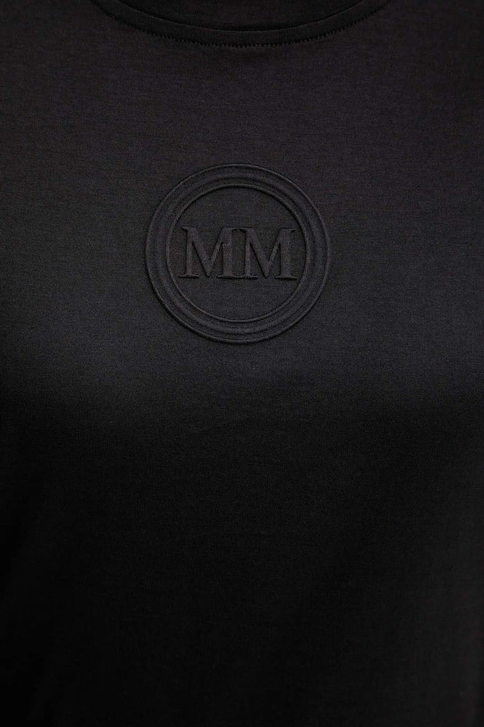 MM by Max Mara top a maniche lunghe in cotone SORRISO 2526946068600 nero