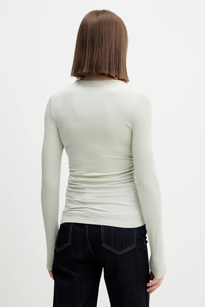 Îmbrăcăminte Tommy Jeans longsleeve DW0DW21568 verde