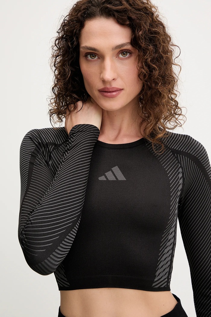 adidas Performance longsleeve treningowy POWER czarny JH1364