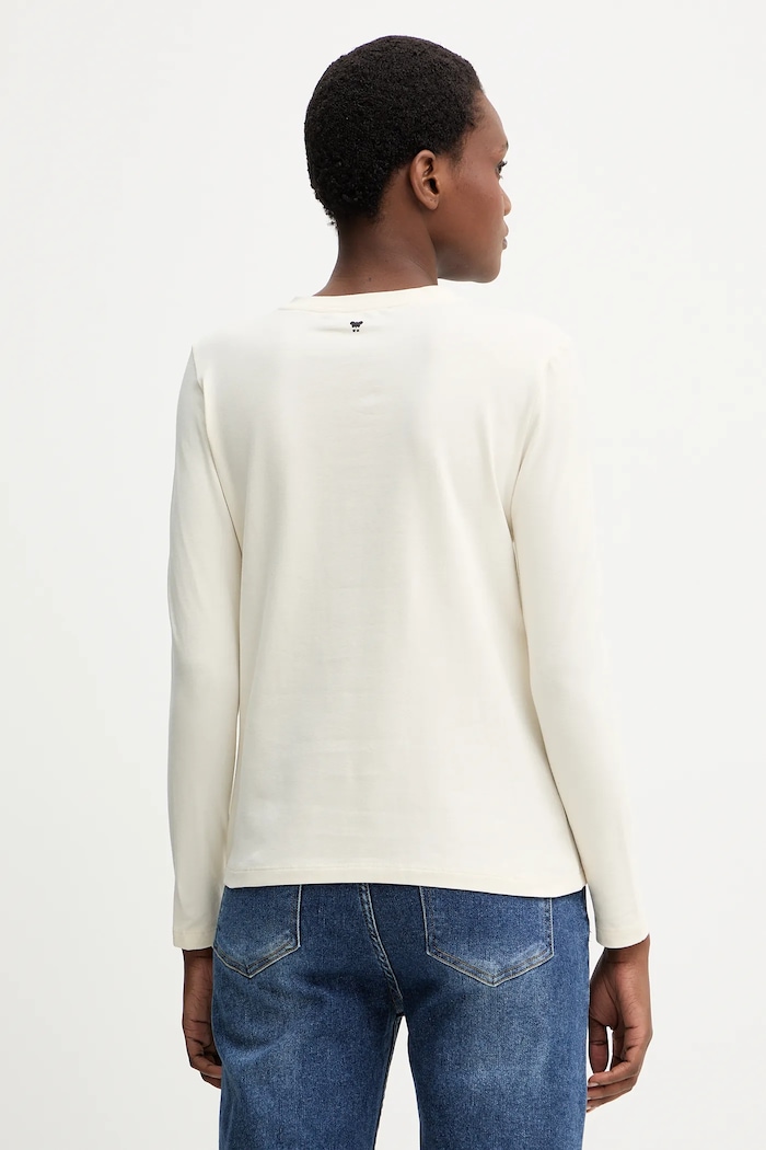 Weekend Max Mara longsleeve ALIAS 2525946042600 beżowy AW25