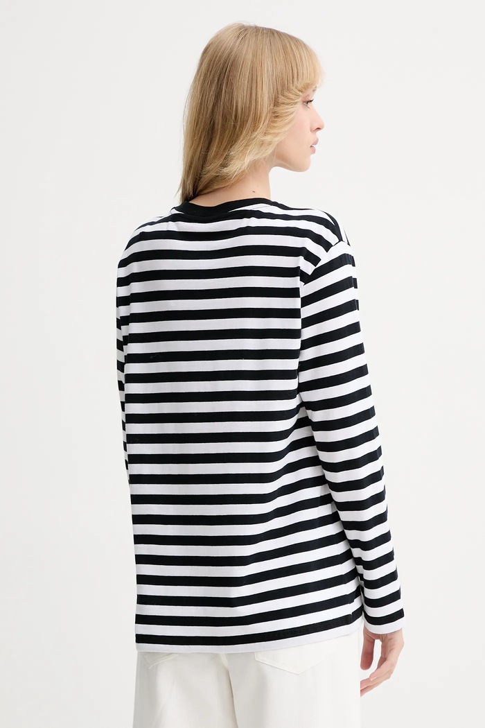 Îmbrăcăminte ZADIG&VOLTAIRE longsleeve din bumbac JWTS02839 negru