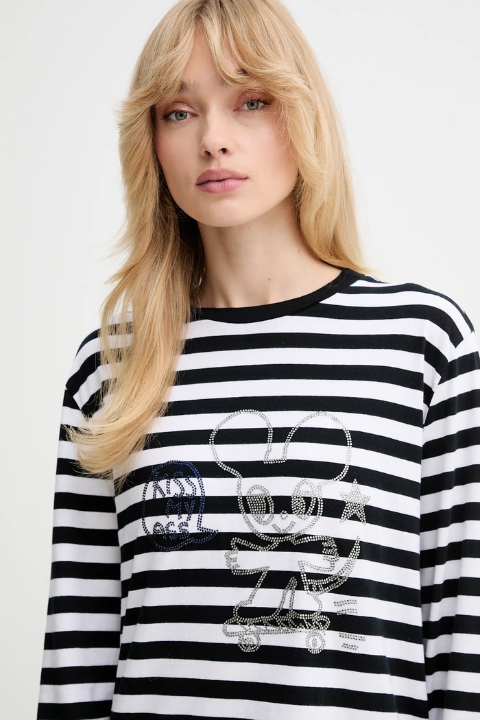 ZADIG&VOLTAIRE longsleeve din bumbac negru JWTS02839