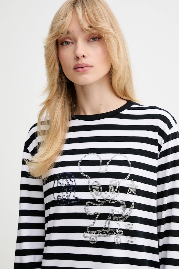 ZADIG&VOLTAIRE longsleeve din bumbac negru JWTS02839