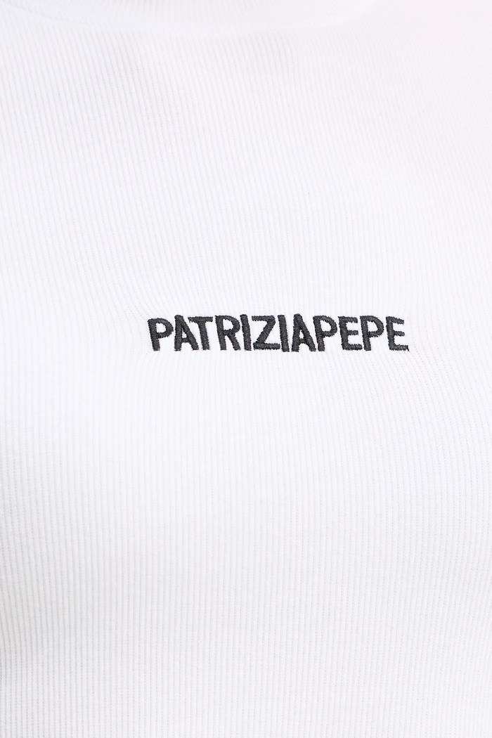 Tričko s dlouhým rukávem Patrizia Pepe 2M4512.J355 bílá