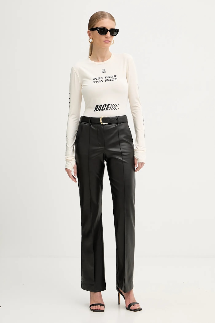 Majica z dolgimi rokavi Patrizia Pepe 2M4517.J357 bež AW25