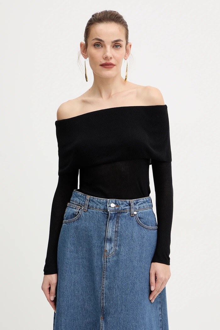 Guess longsleeve MELANIE melanj negru W5BR48.Z0612
