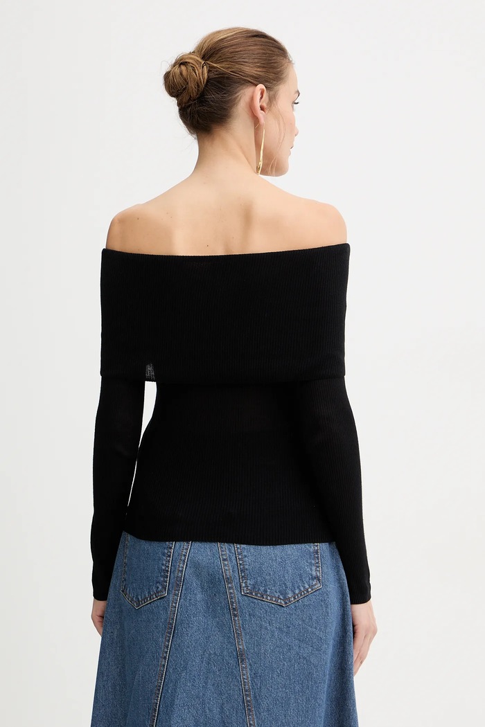 Îmbrăcăminte Guess longsleeve MELANIE W5BR48.Z0612 negru