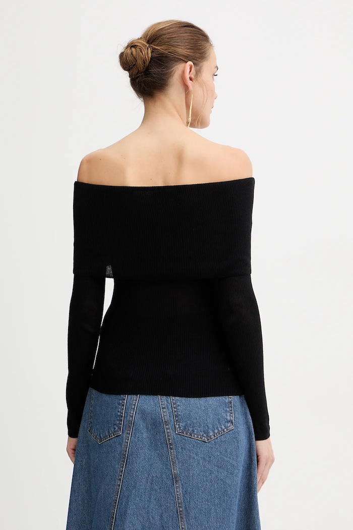 Îmbrăcăminte Guess longsleeve MELANIE W5BR48.Z0612 negru