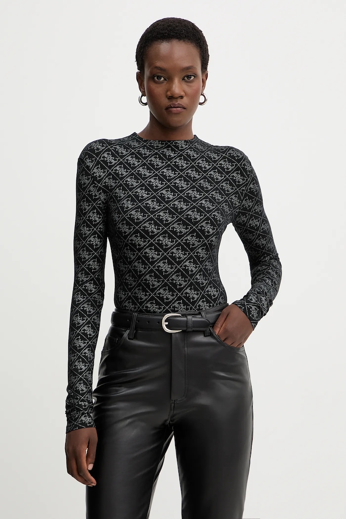 Боди Guess TEODORA вталена черен W5BP09.K68D2