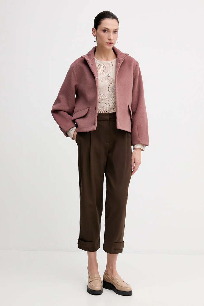 Пуловер Sisley 3IIDL107T бежов AW25