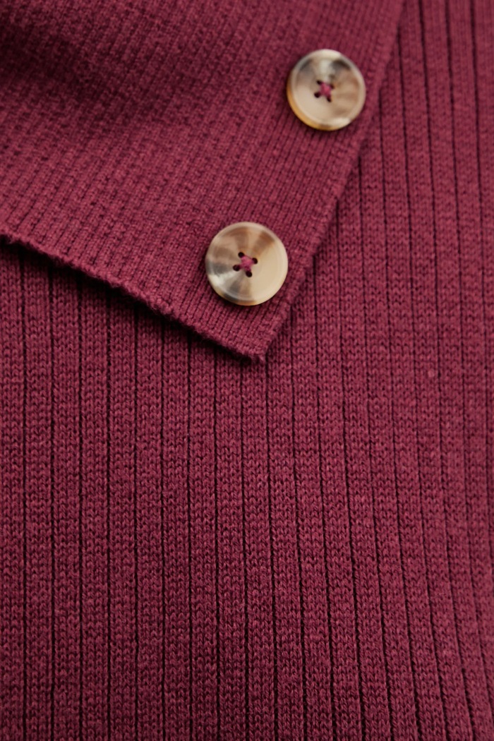 Hollister Co. pulover KI350.5130.520 burgundia