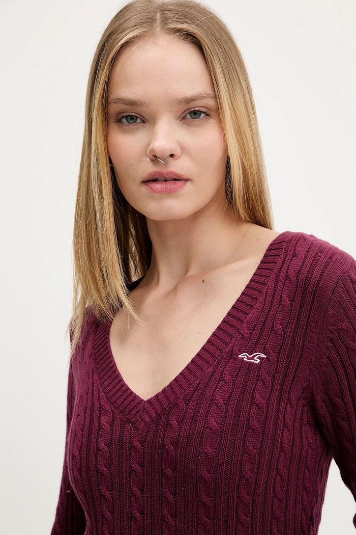Maglione Hollister Co. KI350.5138.520 granata