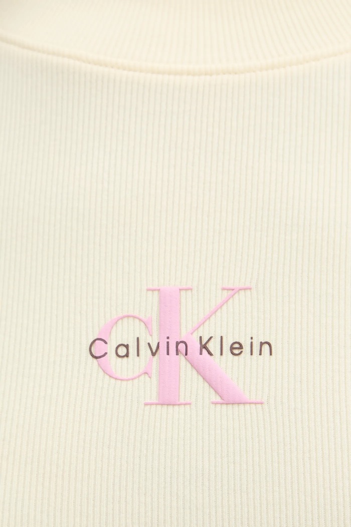 Tričko s dlouhým rukávem Calvin Klein Jeans LV047A803G žlutá