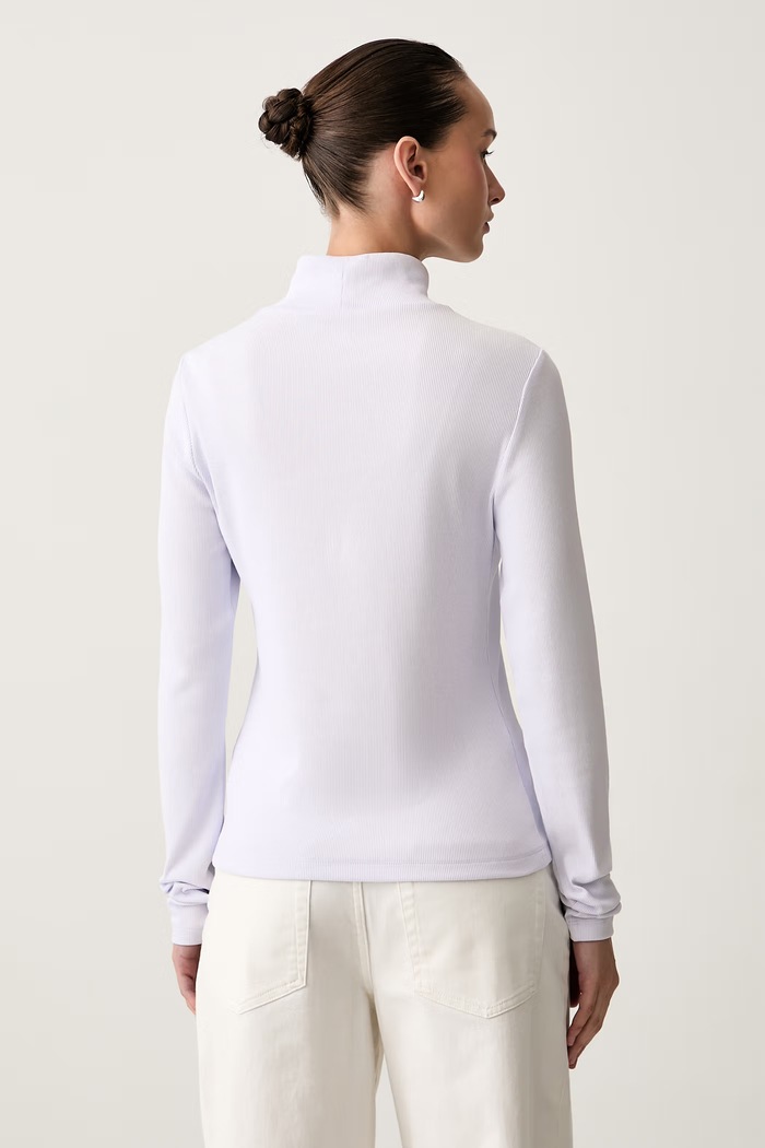 Odzież Calvin Klein Jeans longsleeve damski z bawełną LV047D203G fioletowy