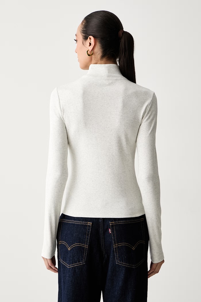 Oblečenie Calvin Klein Jeans tričko s dlhým rukávom dámske s bavlnou LV047D203G sivá