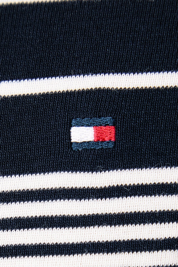 Μακρυμάνικο γυναικείο βαμβακερό Tommy Hilfiger σκούρο μπλε WW0WW47307