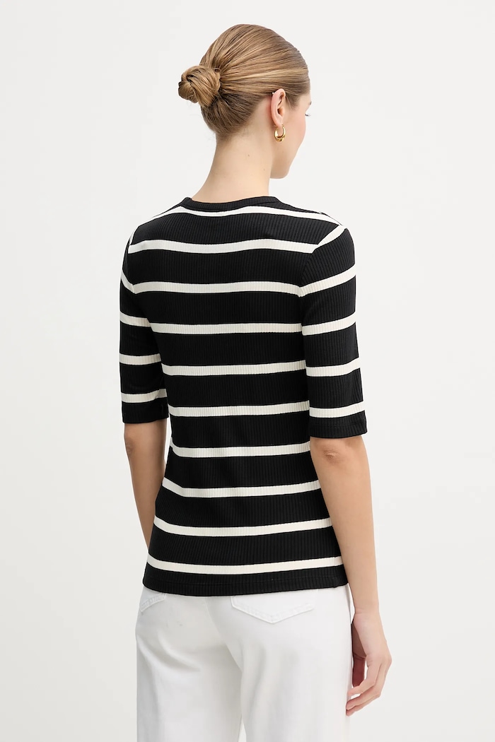Ρούχα Μπλουζάκι Tommy Hilfiger WW0WW47308 μαύρο