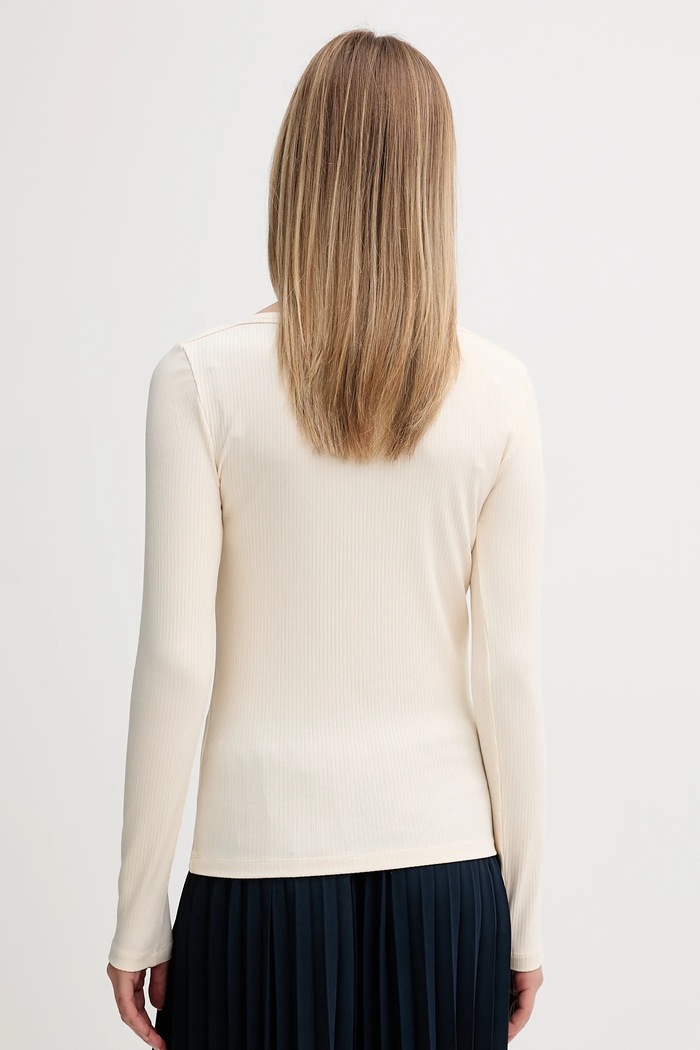 Oblečení Tričko s dlouhým rukávem Tommy Hilfiger WW0WW47309 béžová