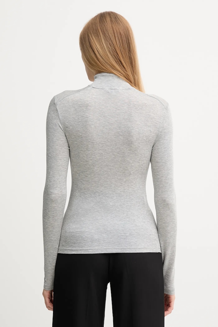 Oblečení Tričko s dlouhým rukávem Tommy Hilfiger WW0WW48268 šedá