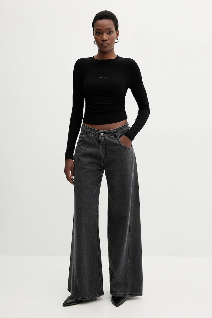 La Mania Longsleeve TIDAL negru AA00