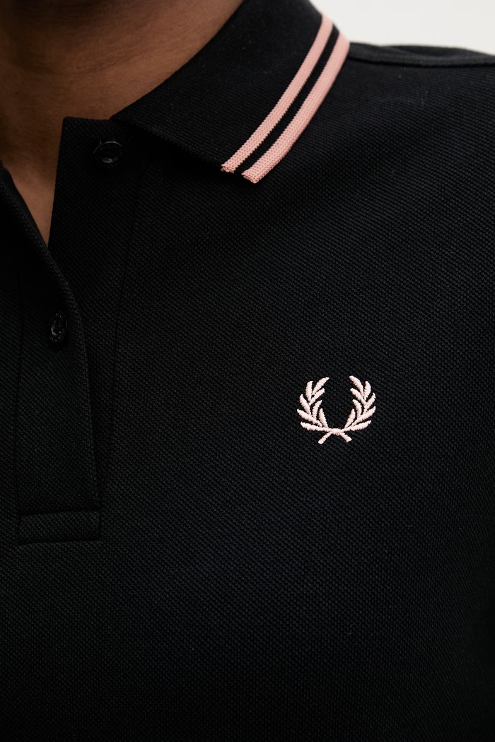 Fred Perry pamut hosszúujjú G3636 fekete