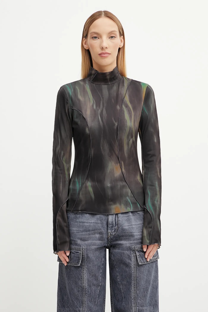 Andersson Bell blouse Layered black atb1352w