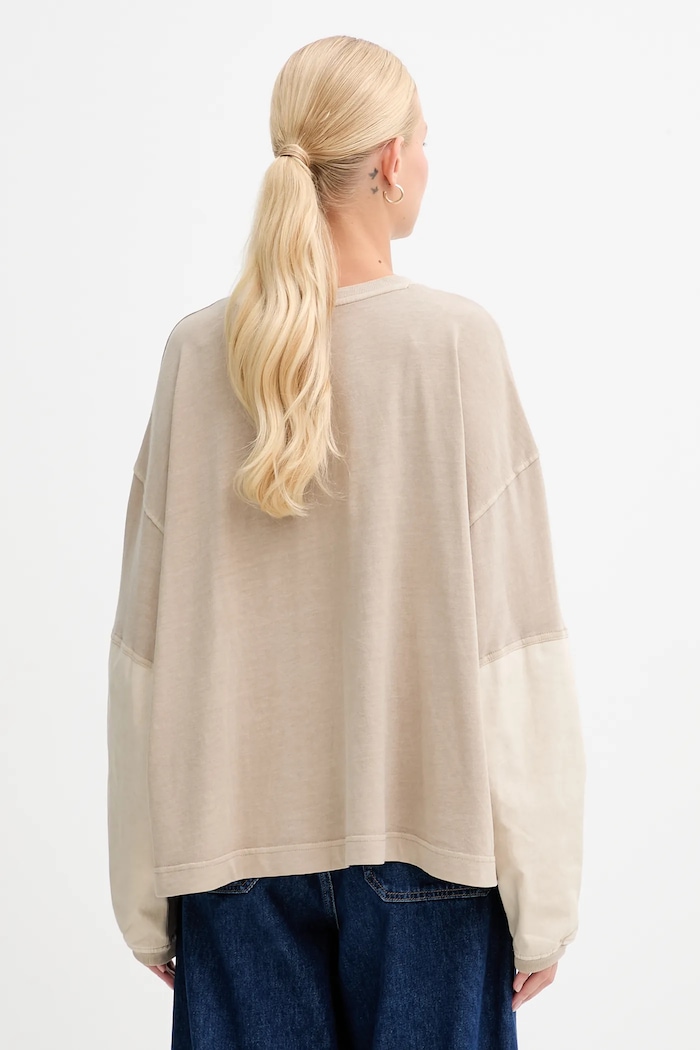 Îmbrăcăminte G-Star Longsleeve Washed 3D mix D27192.C756 bej