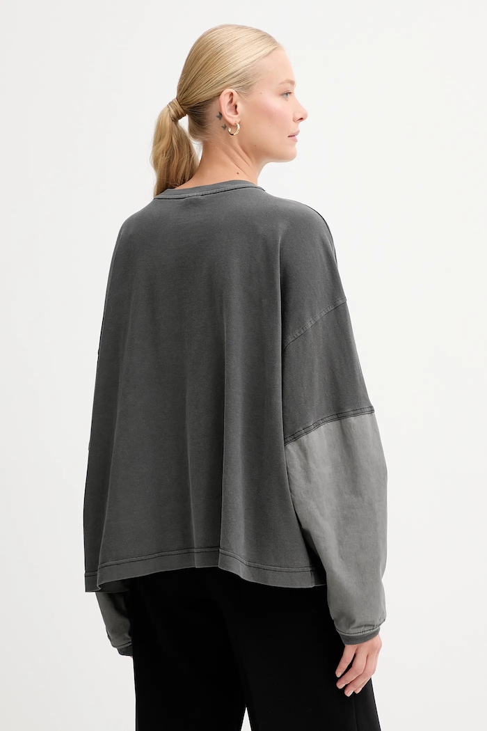 Îmbrăcăminte G-Star Longsleeve Washed 3D mix D27192.C756 gri