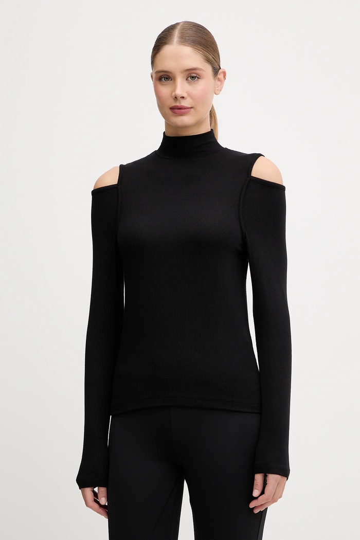 Sportalm longsleeve Afendita z elastanem czarny 250266
