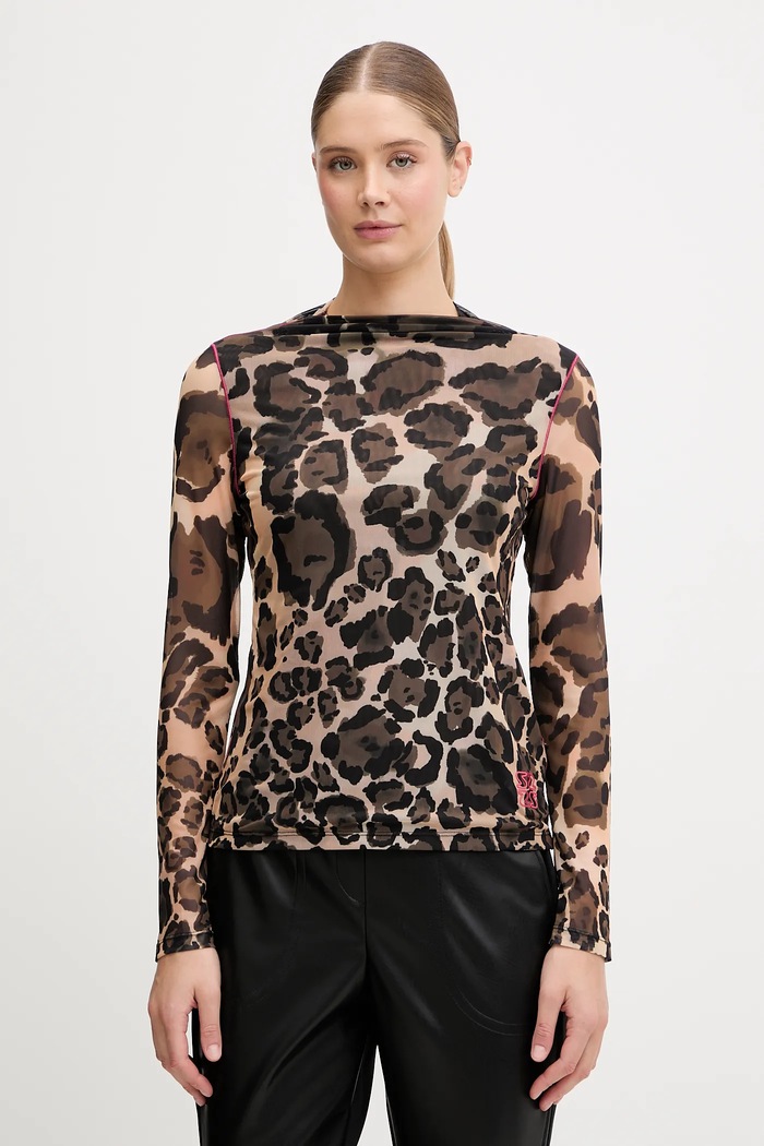 Sportalm longsleeve Tamarin wzorzyste brązowy 250246