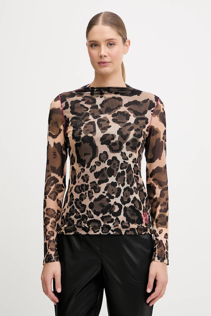 Sportalm longsleeve Tamarin wzorzyste brązowy 250246