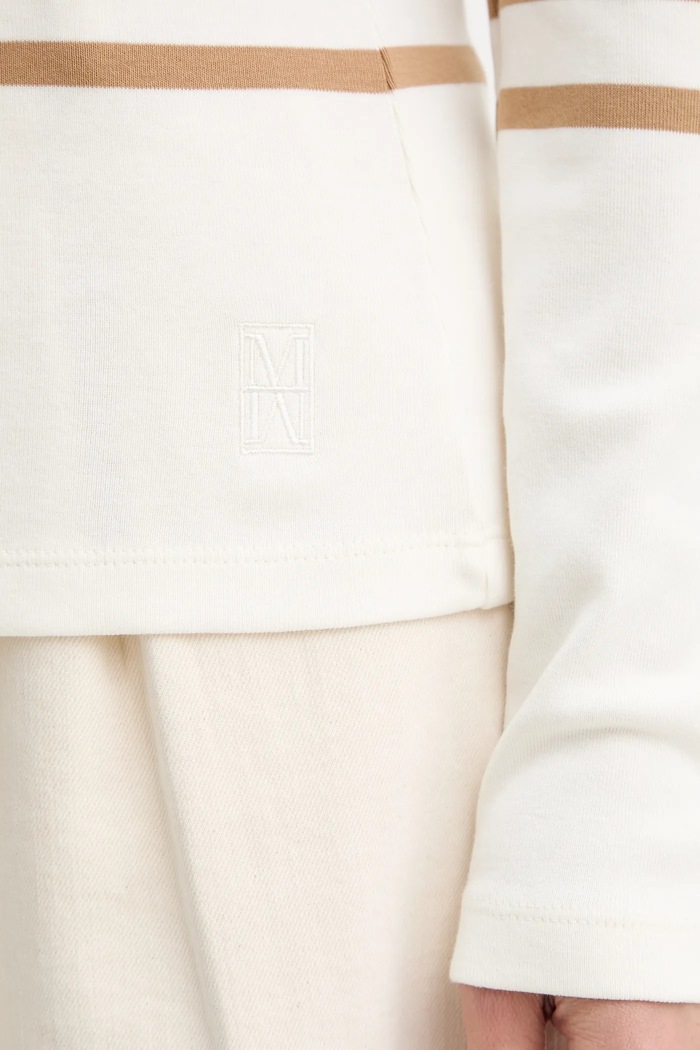 Marc O'Polo longsleeve bawełniany 508207452151 beżowy
