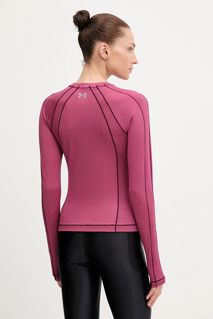 Oblečenie Tréningové tričko s dlhým rukávom Under Armour ColdGear 6003999 ružová