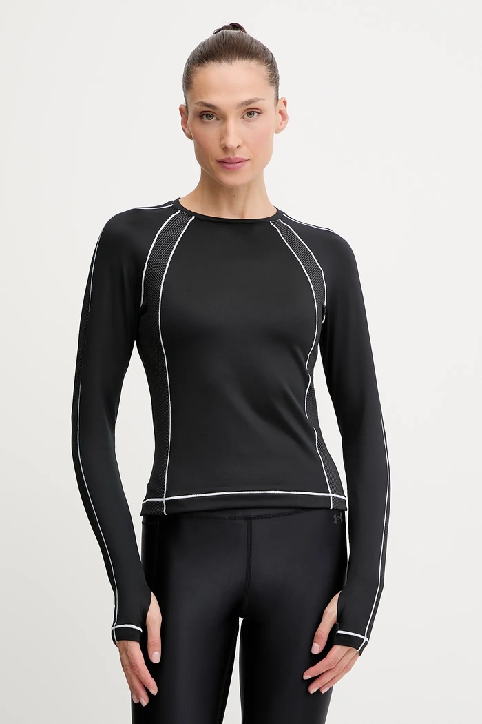Tréningové tričko s dlhým rukávom Under Armour ColdGear slim čierna 6003999