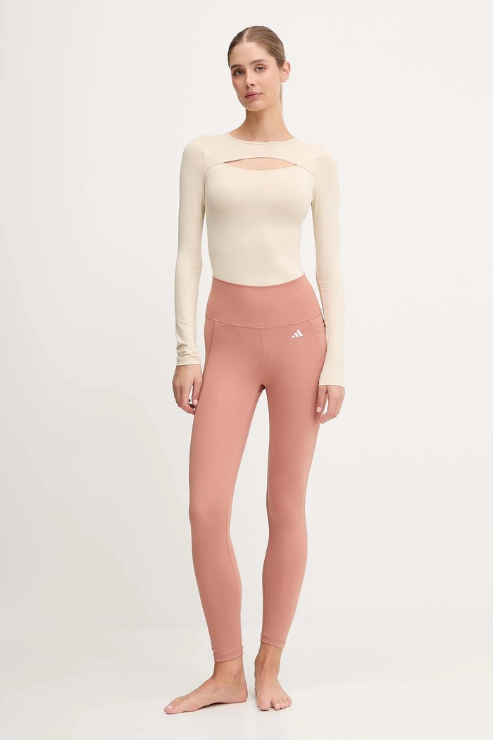 casăll body de yoga Cut Out 25204 bej AW25