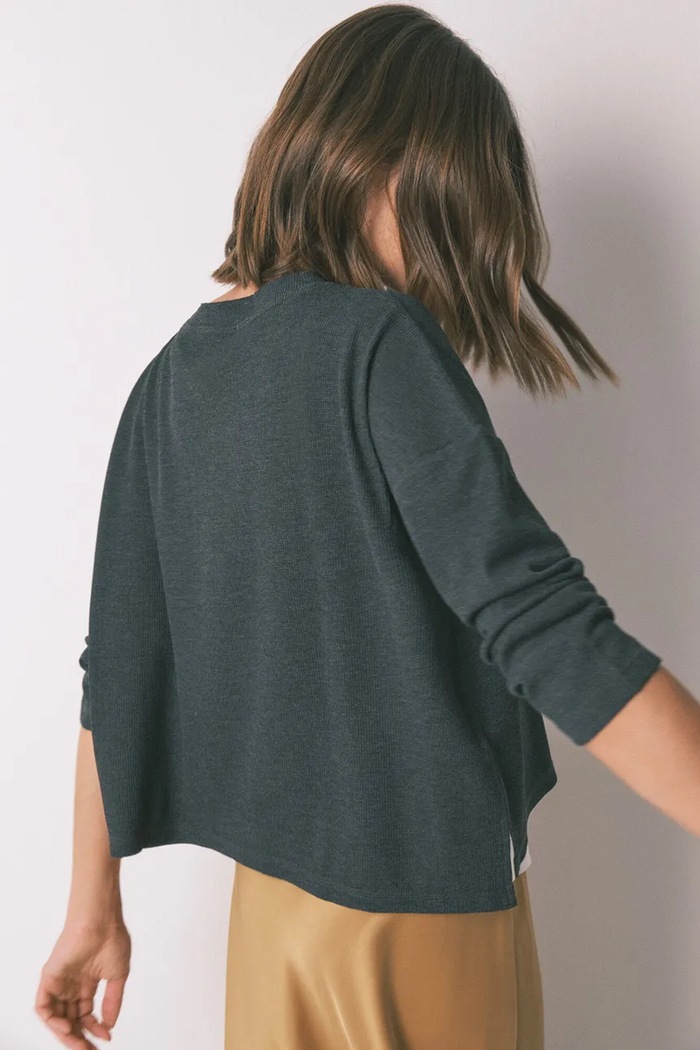 Oblečení Tričko s dlouhým rukávem women'secret 3272294 šedá