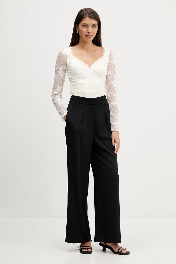Abercrombie & Fitch felső KI139.5872.178 fehér AW25