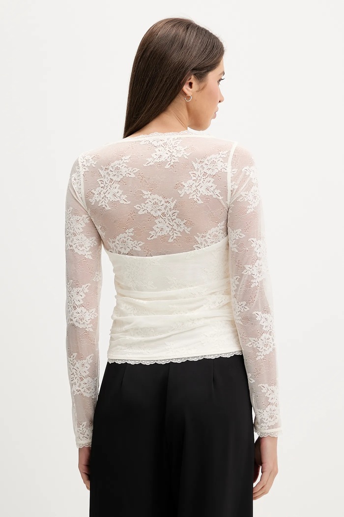 Ruházat Abercrombie & Fitch felső KI139.5872.178 fehér