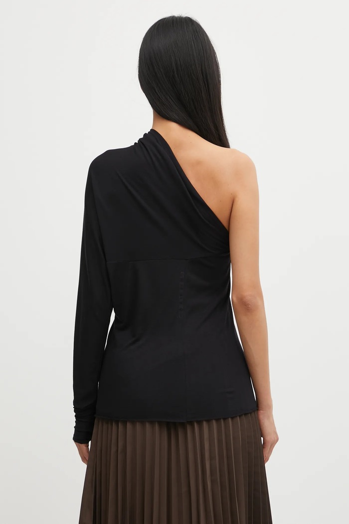 Ρούχα Μπλουζάκι Rick Owens Lilies Diana LI02E3220.RV μαύρο