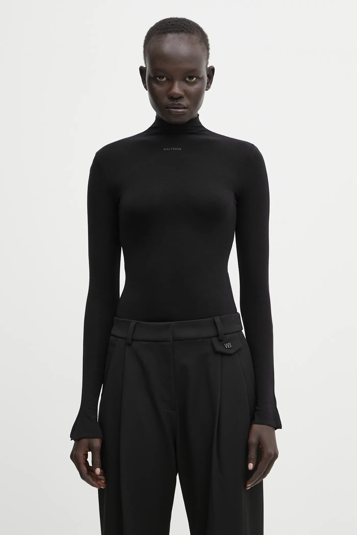 WRSTBHVR bodysuit Amber slim black W6525SB.3163