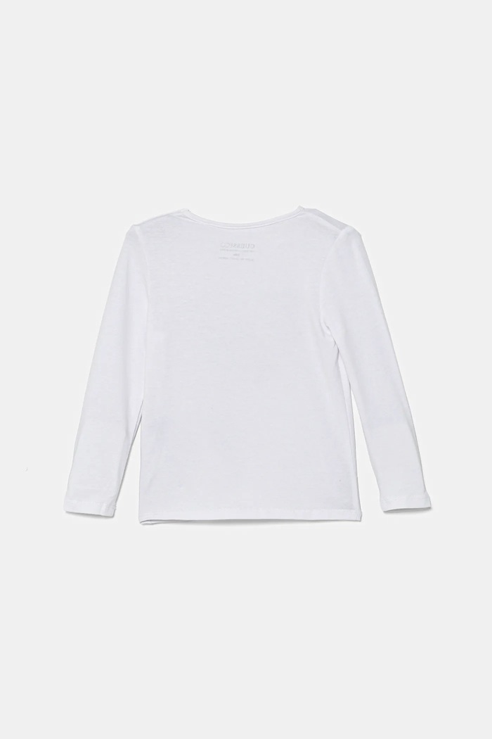 Μακρυμάνικο μωρού Guess A5YI00.K6YW4.9BYA λευκό AW25