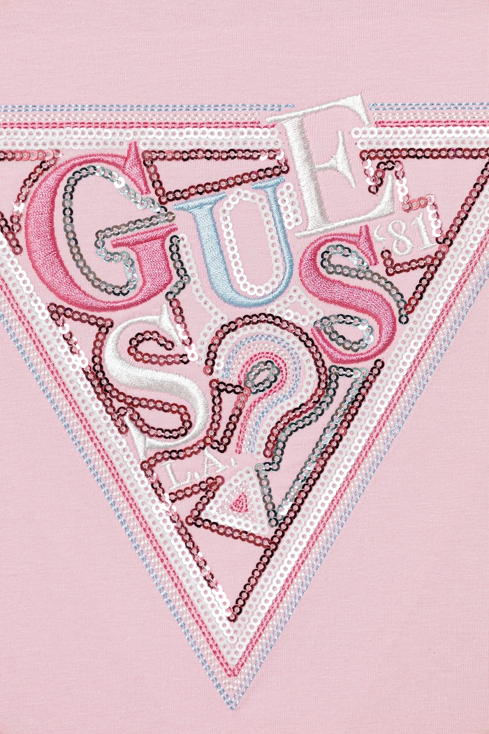 Dievča Detské tričko s dlhým rukávom Guess J5YI15.K6YW4.9BYA ružová