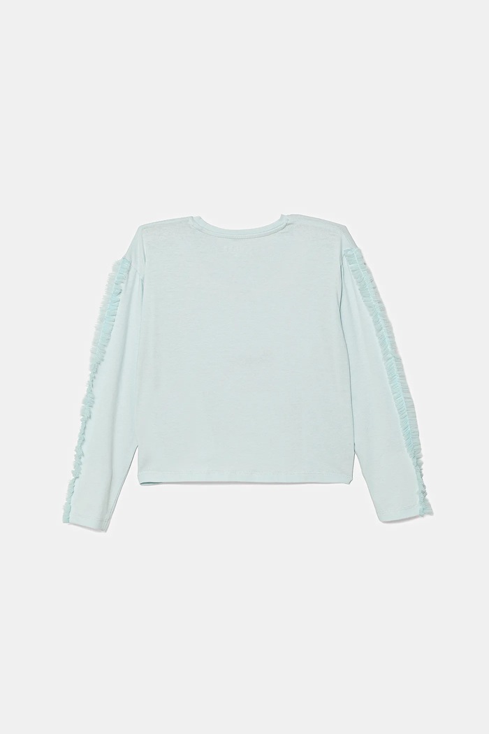 Guess longsleeve dziecięcy K5YI03.K6YW4.9BYA niebieski AW25