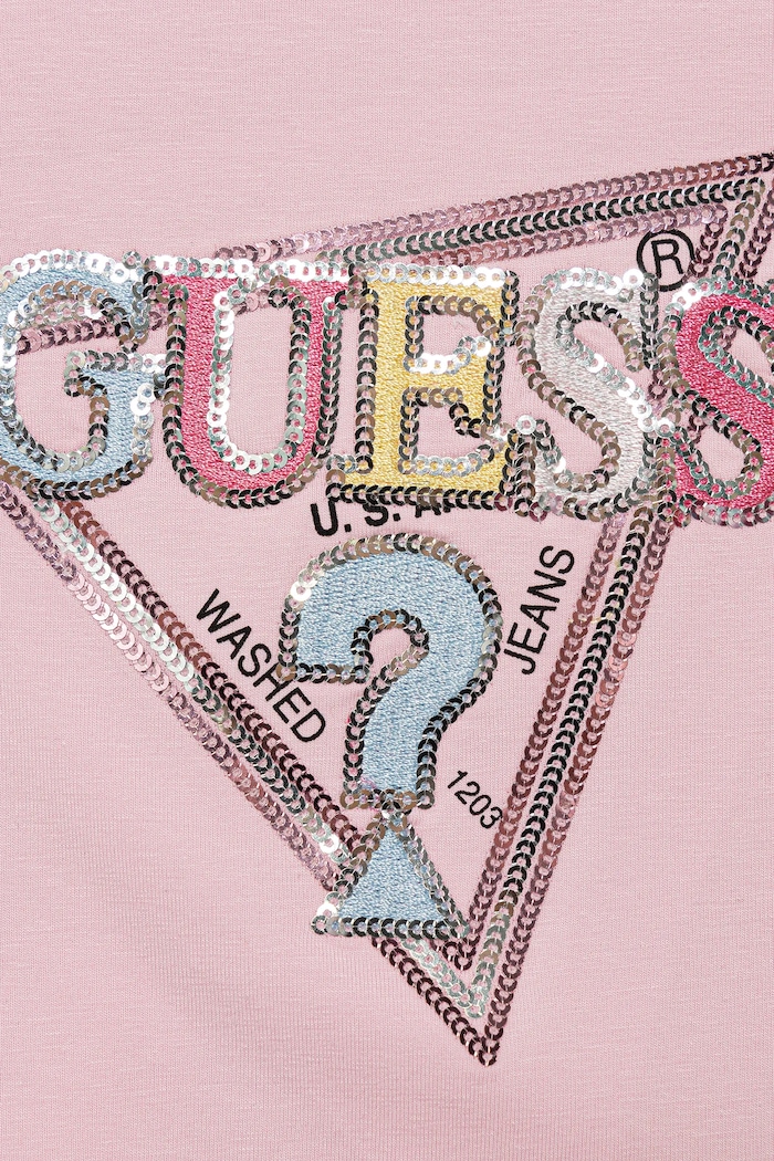 Dziewczynka Guess longsleeve dziecięcy K5YI10.K6YW4.9BYA różowy